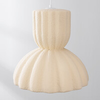 Wabi sabi-pendellampa Soru 40 cm - sandbeige