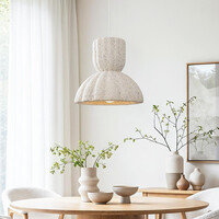 Wabi sabi-pendellampa Soru 40 cm - terrazzobeige