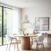 Wabi sabi-pendellampa Soru 40 cm - terrazzobeige