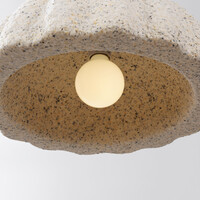 Wabi sabi-pendellampa Soru 40 cm - terrazzobeige