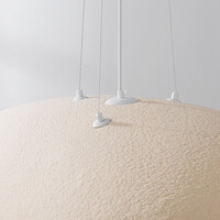 Wabi sabi-pendellampa Numa 105 x 33 cm - sandbeige