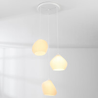 Modern 3D-printad taklampa Dayin 3-ljus