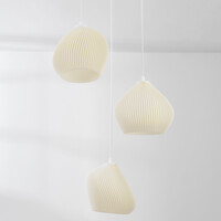 Modern 3D-printad taklampa Dayin 3-ljus