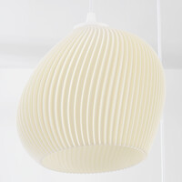Modern 3D-printad taklampa Dayin 3-ljus