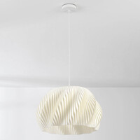 3D-printad pendellampa Tiba - vågig design