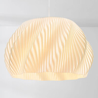 3D-printad pendellampa Tiba - vågig design