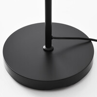 Golvlampa Nord med naturskärm