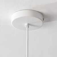 Pendellampa Yugen i wabi sabi - vit steneffekt
