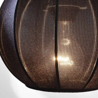5-ljus Japandi taklampa Karima - svart