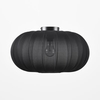 Taklampa Celara med tygskärm - svart 50 cm