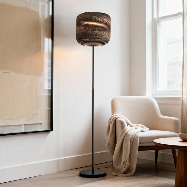Golvlampa Ella av kartong
