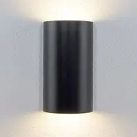 2-ljus badrumsvägglampa Lila - svart