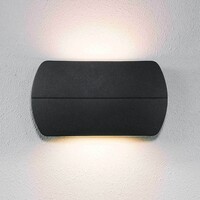 Modern upp-ner badrumsvägglampa Ruby i svart