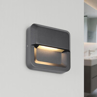 Badrumslampa Nico i antracit, IP65