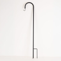 Trädgårdsstolpar i metall med krok 120 cm, set om 5 stycken