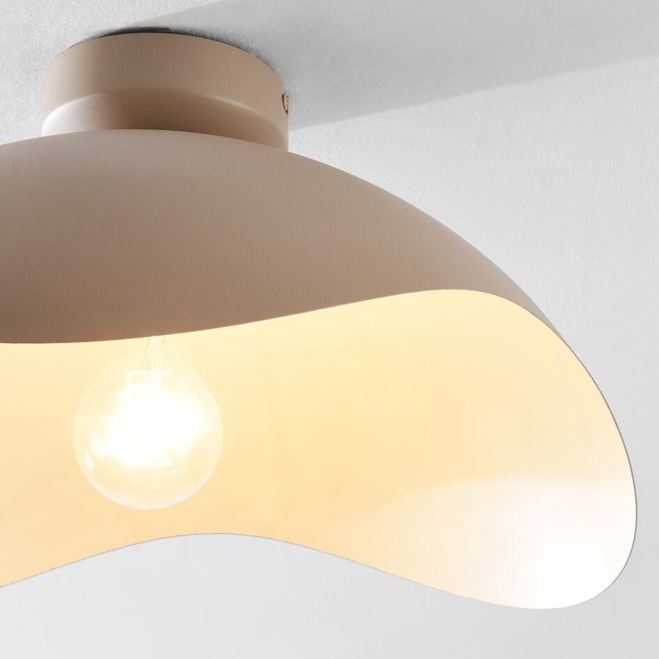 Wabi sabi-taklampa Casthano - sandtaupe