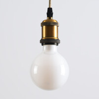 E27 LED-lampa XL 3-stegs dimbar, mjölkvit 7 watt