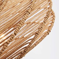 Boho design taklampa Suna av flätat papper