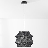 Boho design taklampa Suna av flätat papper