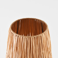 Golvlampa Plecta av handgjord raffia - 103 cm