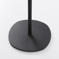 Golvlampa Zinc med uppladdningsbar läslampa, touchdimmer och integrerad LED - svart