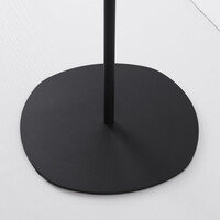 Stående utomhuslampa Rivet med solcellsdriven läslampa - svart med integrerad LED