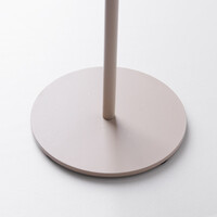 Uppladdningsbar bordslampa Vanta med svampdesign - beige med integrerad dimbar LED