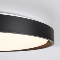 Taklampa Ricardo i svart med integrerad LED, 3-stegs dimbar
