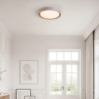 Taklampa Ricardo i taupe med integrerad LED, Ø31, 3-stegs dimbar