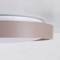 Taklampa Ricardo i taupe med integrerad LED, Ø31, 3-stegs dimbar