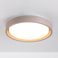 Taklampa Ricardo i taupe med integrerad LED, Ø31, 3-stegs dimbar