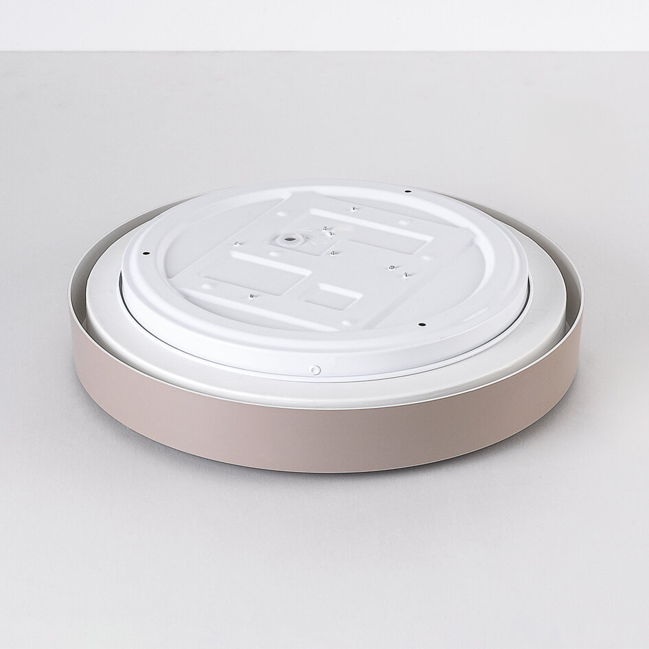 Taklampa Ricardo i taupe med integrerad LED, Ø31, 3-stegs dimbar