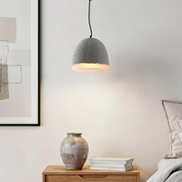 Wabi sabi-pendellampa Grava med cementlook