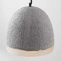 Wabi sabi-pendellampa Grava med cementlook