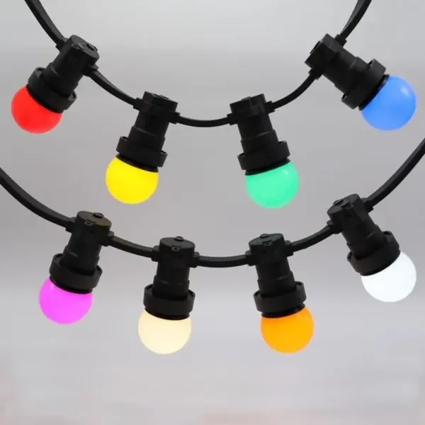 Komplett ljusslinga-set med 8 färger LED-lampor