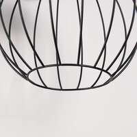 Designad utomhusvägglampa Eclipsa - svart med integrerad LED