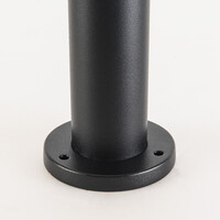 Stående utomhuslampa Corten - 90 cm svart med integrerad LED