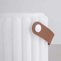 Bärbar solcellsdriven bordslampa Claro med RGB och varmvitt ljus - med integrerad LED