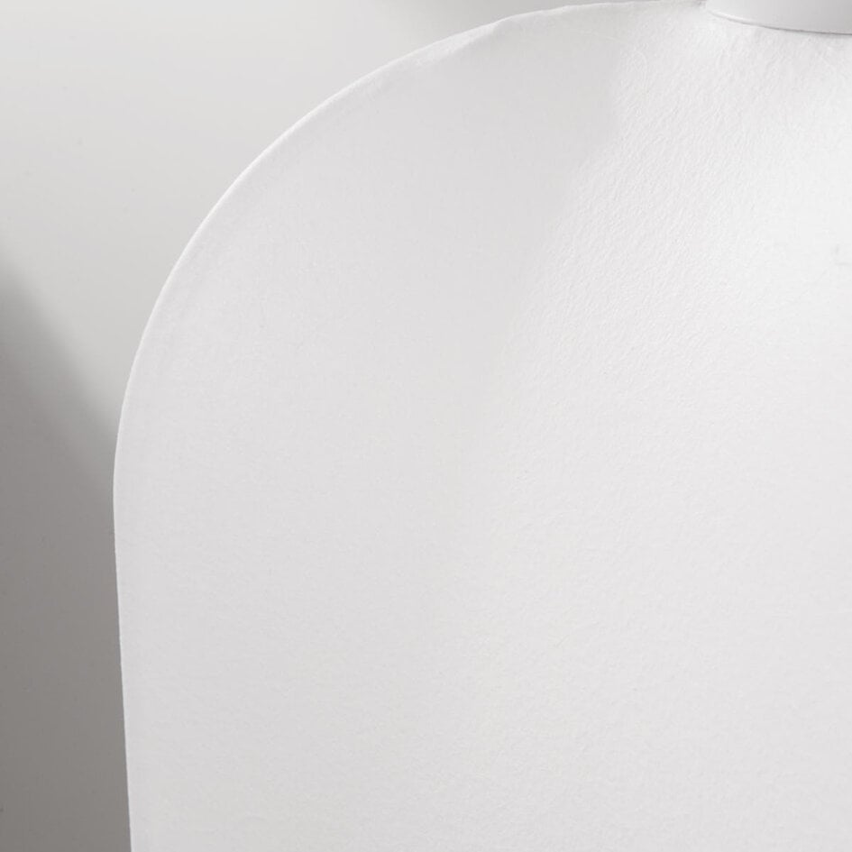 Vit pendellampa Asago med tre lampor och sidenskärmar - KD-design