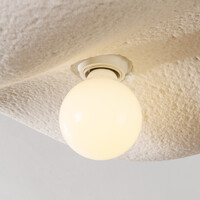 Wabi sabi-taklampa Kawa med vit steneffekt - 41 cm