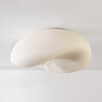 Wabi sabi-taklampa Kawa med vit steneffekt - 60 cm