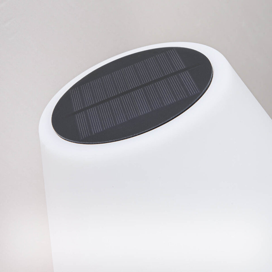 Solcellsdriven stående utomhuslampa Verdi - 113 cm