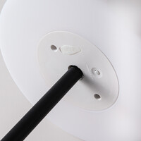 Solcellsdriven stående utomhuslampa Verdi - 113 cm