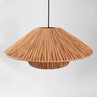 Pendellampa Raffina - skiktad raffia