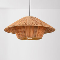 Pendellampa Raffina - skiktad raffia
