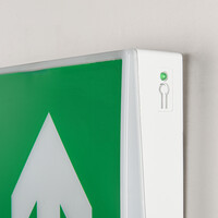 Utanpåliggande nödbelysning 3 watt med 4 piktogram