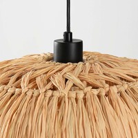Pendellampa Laria - naturlig handflätad raffia