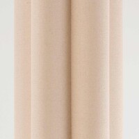 Golvlampa Oia med linneskärm - beige