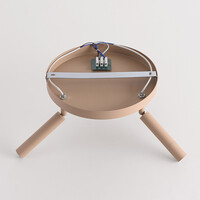 Taklampa Dora - beige med tre justerbara spotlights