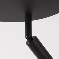 Svart taklampa Dora med tre justerbara spotlights